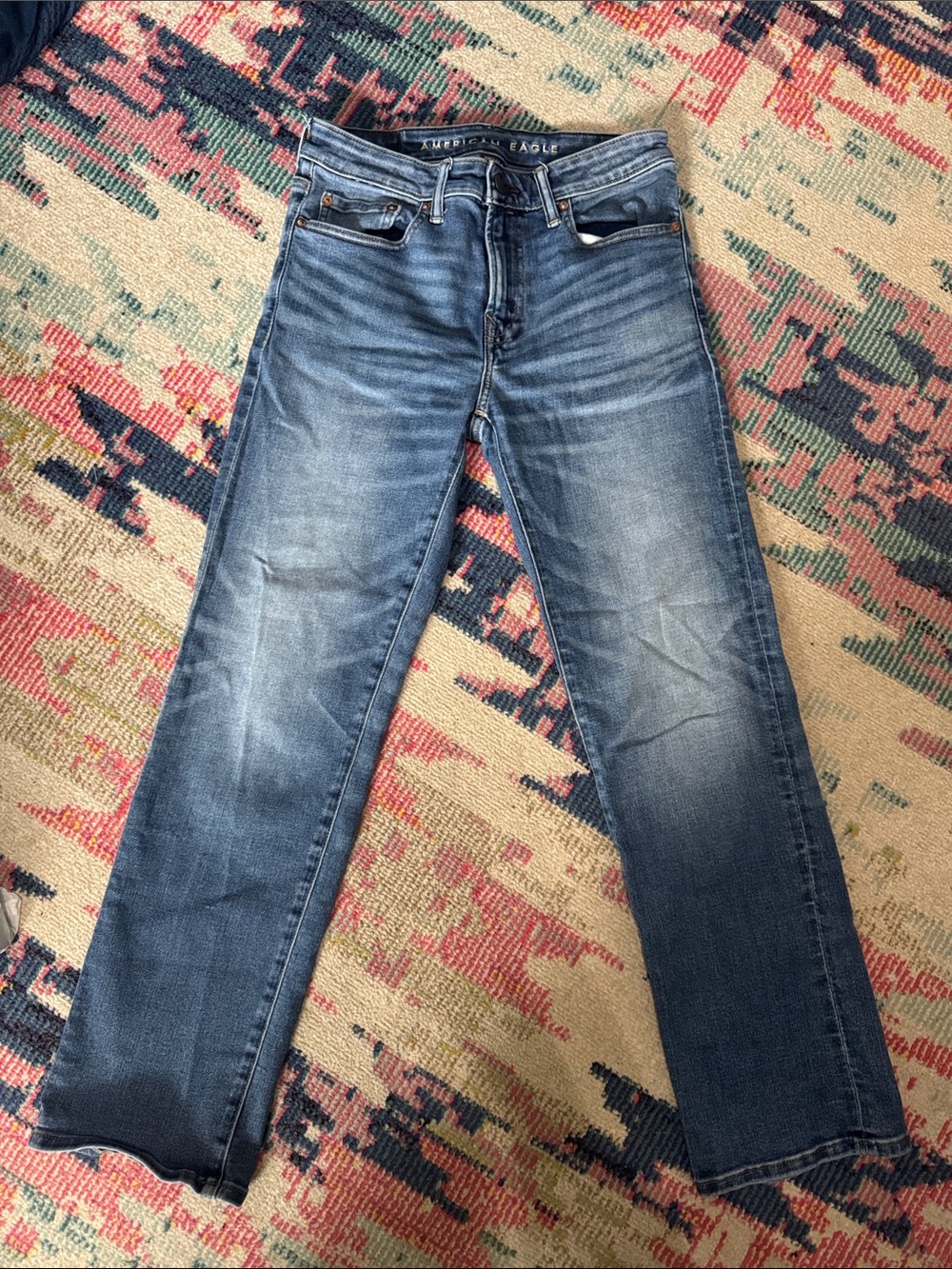 American Eagle Outfitters Women's Boot Cut Jeans in Medium Blue